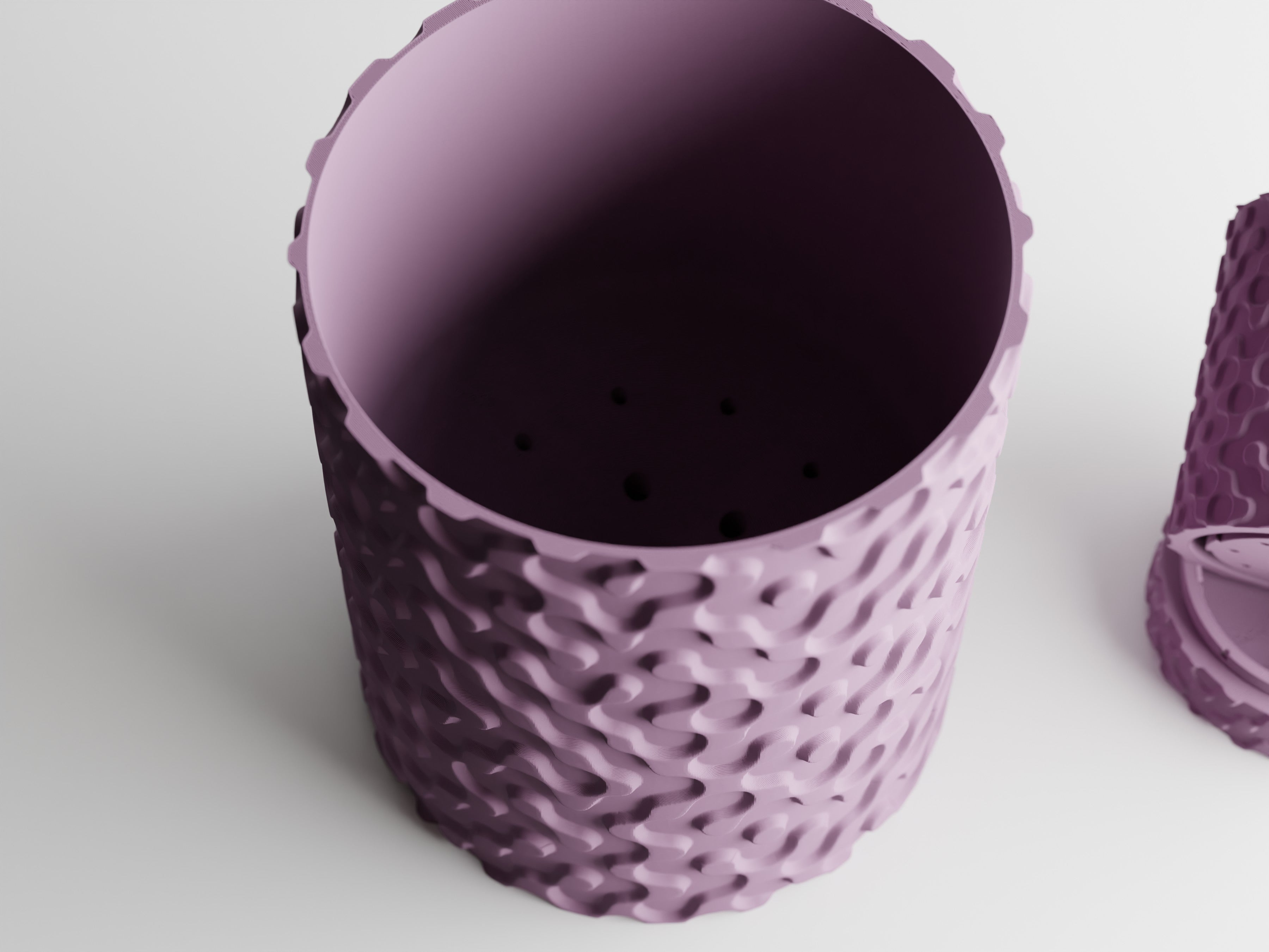 GEO DROPP Modern Planter with Drip Tray