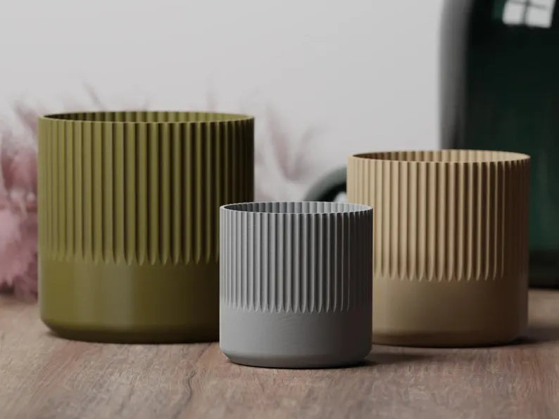 HALVRÄFFLAD Modern Planter